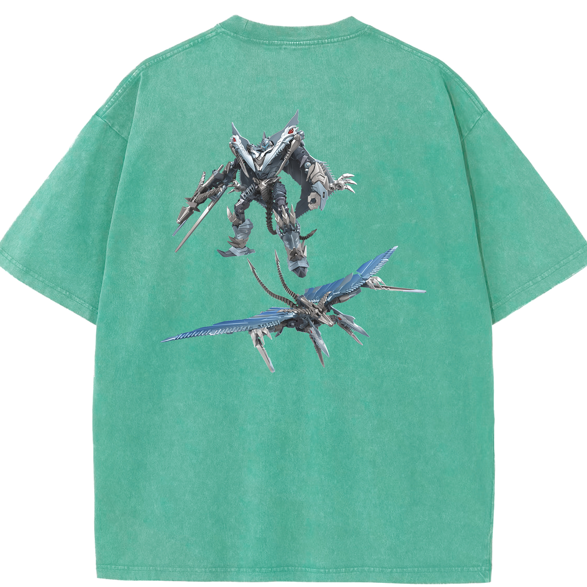 Transformers トランスフォーマー 綿100% ヴィンテージ風 半袖Tシャツ（背面プリント）